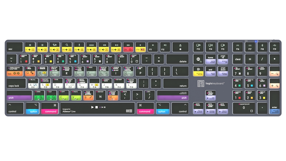 Ableton Live<br>TITAN Wireless Backlit Keyboard - Mac<br>